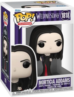 Funko Pop! Wednesday : figurine Morticia en vinyle 9,5 cm