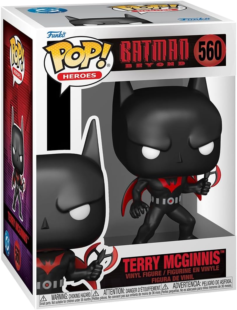 Funko Pop Batman Beyond Terry McGinnis noir brillant avec chance sur 6 Chase DC Comics