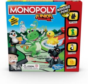 Monopoly Junior version française pour 2 à 4 joueurs