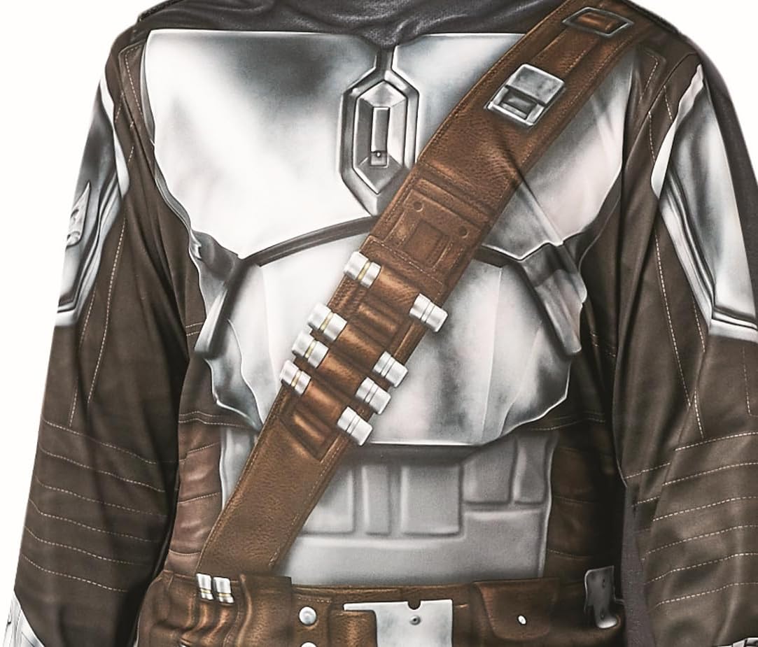 Déguisement enfant Star Wars The Mandalorian avec masque en PVC, taille unique 5 à 8 ans – Image 3