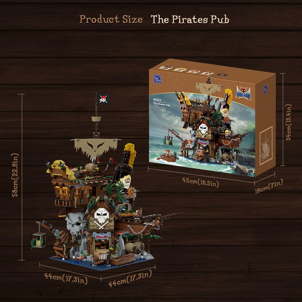 PAN TASY Taverne de pirates modulaire avec bar terrasse, 58 cm – Image 7