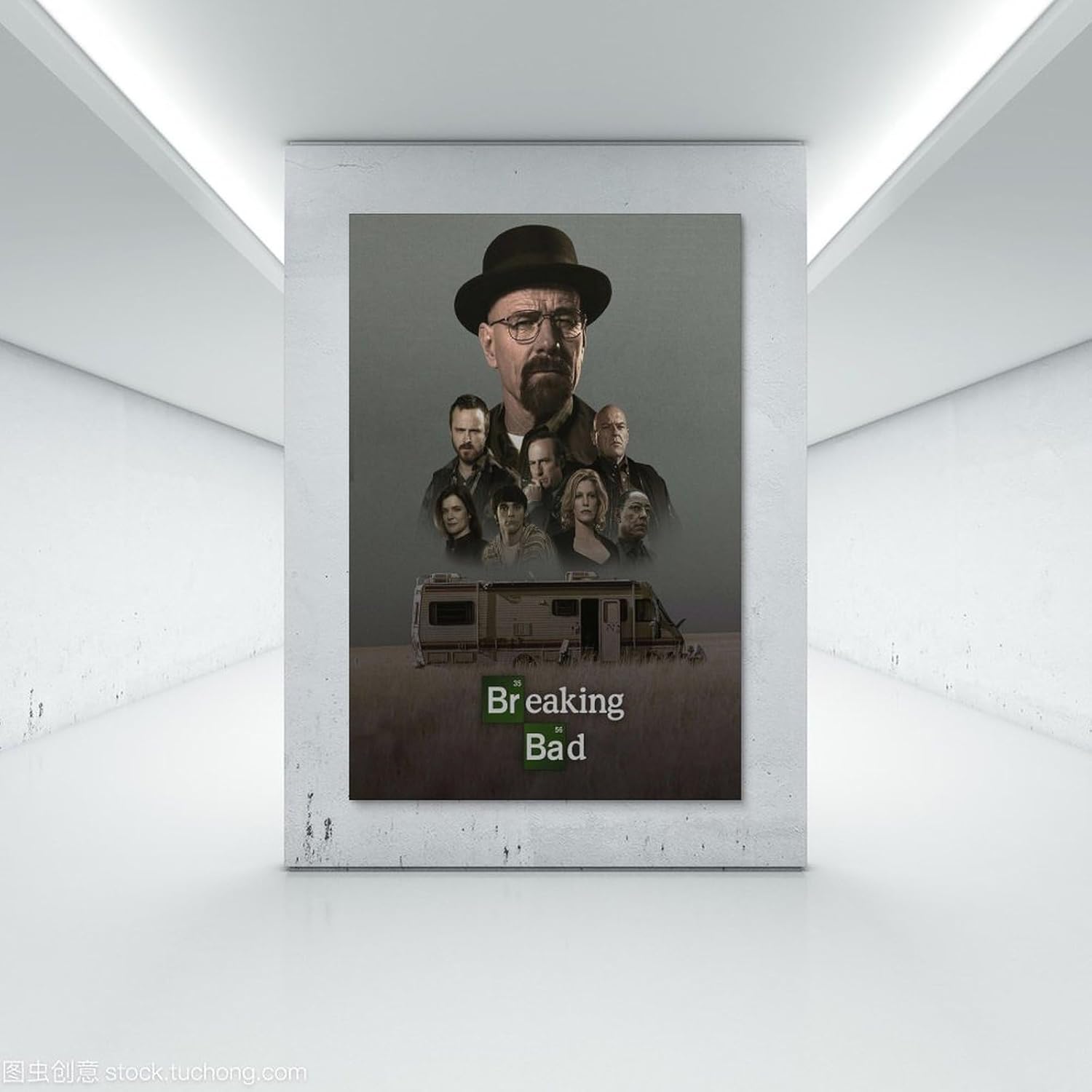 Affiche Breaking Bad sur toile vintage Style-4 30x45cm – Image 7