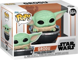 Figurine Pop! Standard Grogu n°664, Star Wars The Mandalorian