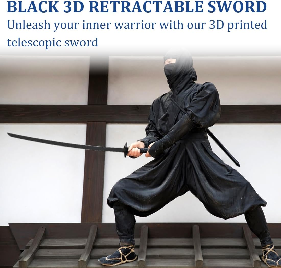 Katana Deadpool rétractable par gravité imprimé en 3D, lot de 2 – Image 6