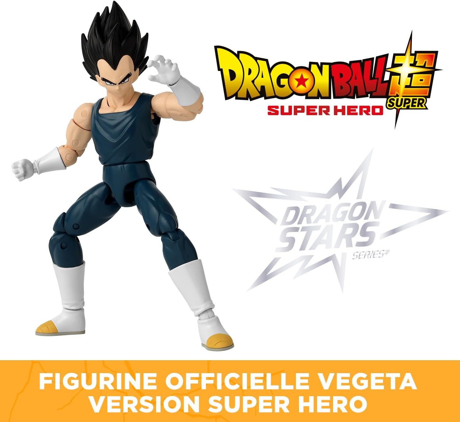 Figurine articulée Vegeta 17 cm Bandai Dragon Ball Super Super Hero – Image 4