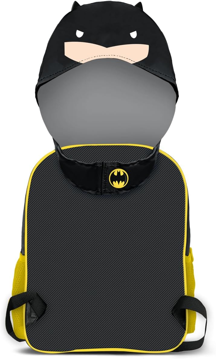 Sac à dos Batman Chibi à capuche gris, 26 x 31 cm, 8,5 L – Image 3