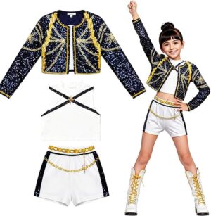 Costume de cosplay k-oop Demons Hun-ters pour enfant