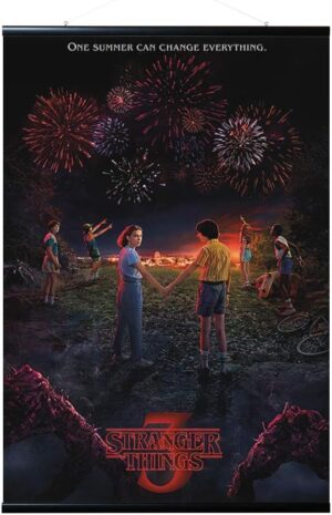 Poster Stranger Things One Summer avec kit de fixation 61 x 91.5