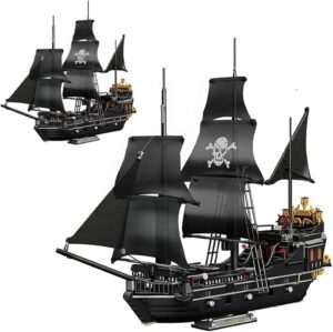 Voilier Pirate des Caraïbes Black Sorcerer, kit MOC 1424 blocs