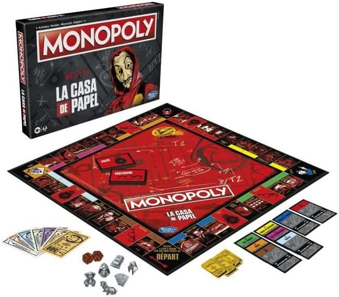 Jeu de plateau Monopoly La Casa de Papel en version française, 2 à 6 joueurs – Image 2