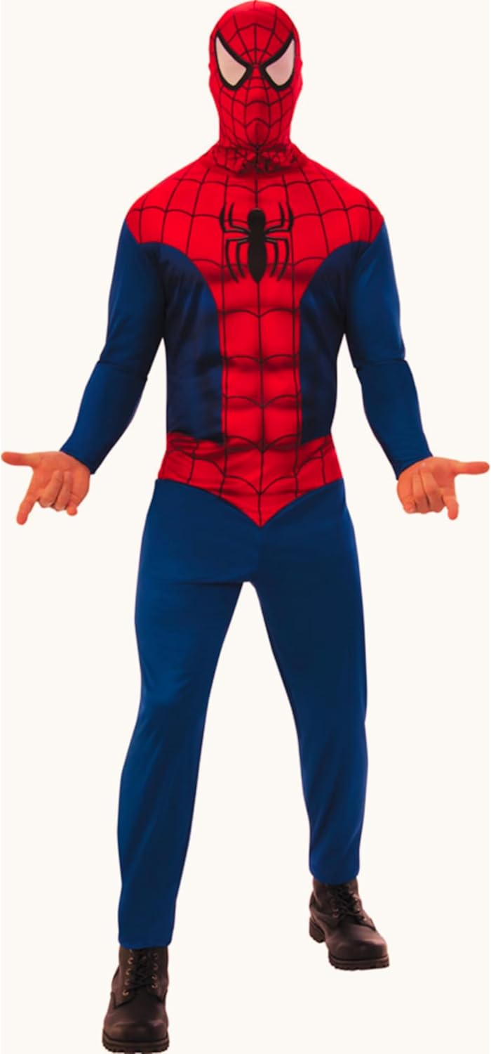 Déguisement adulte Spider-Man Marvel Rubies XL avec combinaison et cagoule – Image 2