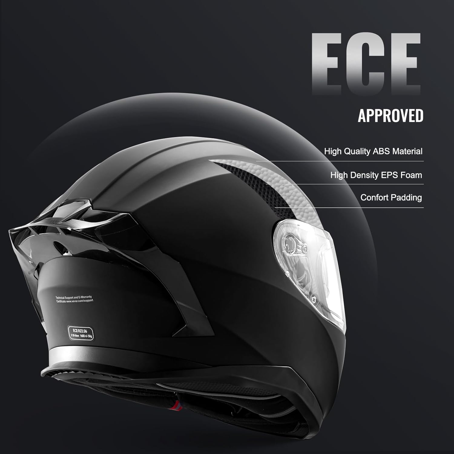 Casque moto intégral Deadpool avec emplacement Bluetooth et lentille interchangeable – Image 3