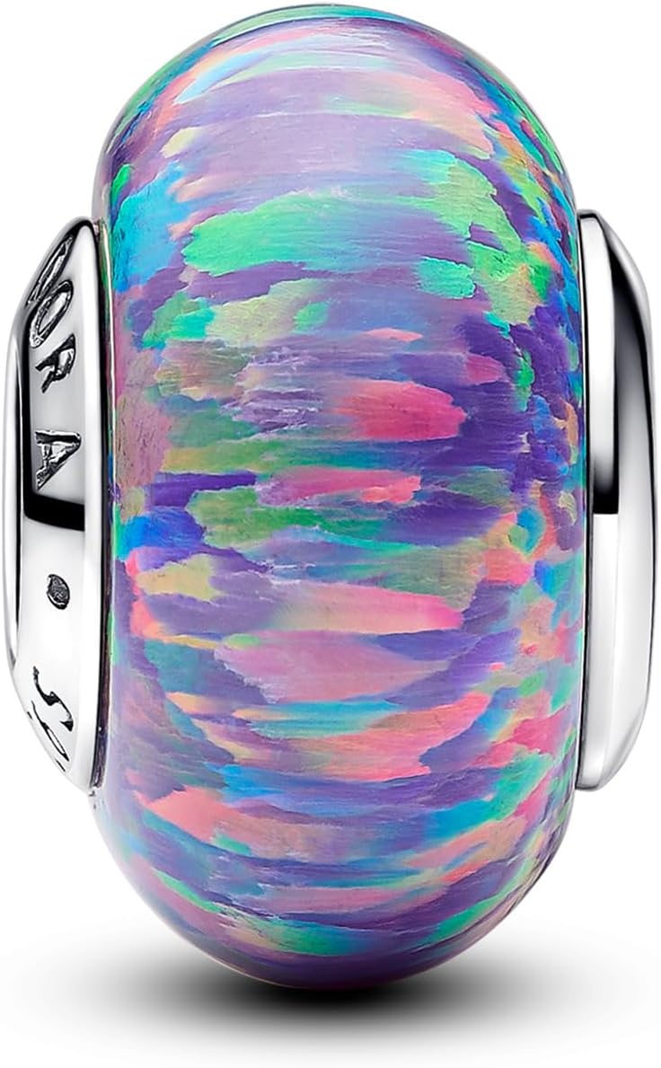 Breloque Pandora Stranger Things en opale violette et argent sterling – Image 2