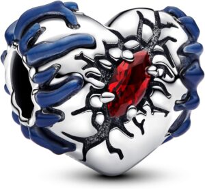 Breloque cœur phosphorescente Stranger Things Pandora 793565 en argent sterling et cristal artificiel