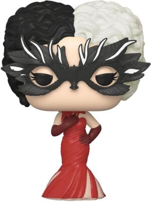 Funko Pop! Disney Cruella de Vil en robe rouge, figurine vinyle