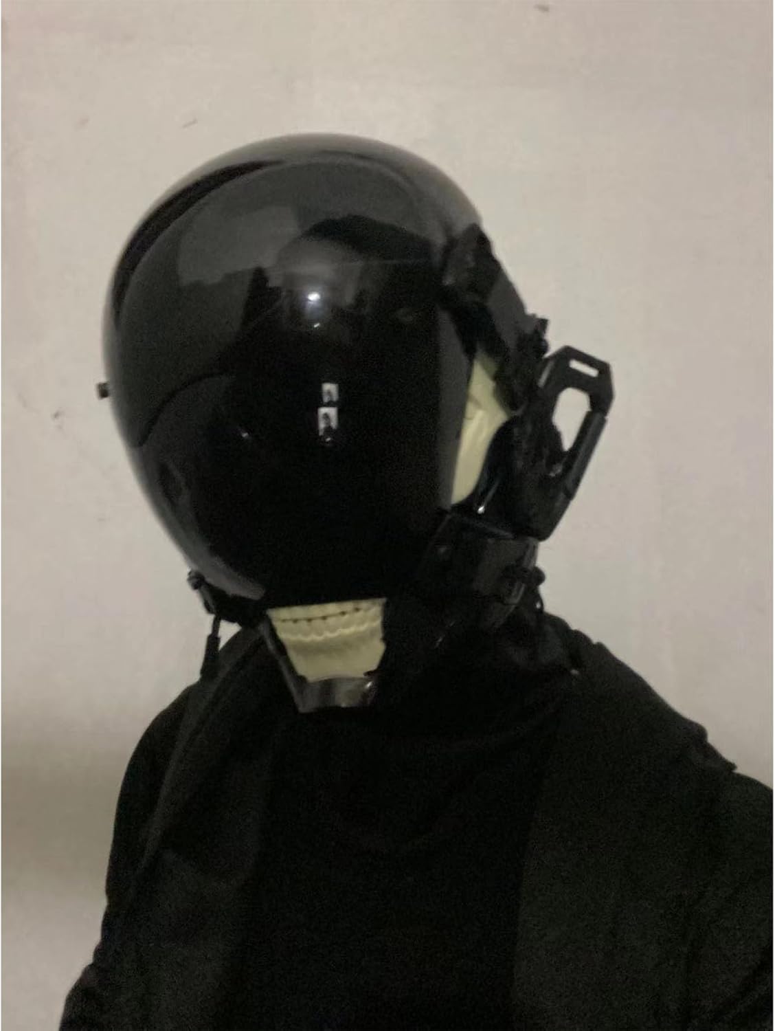 Casque de cosplay cyber punk crâne lumineux avec télécommande vocale – Image 6