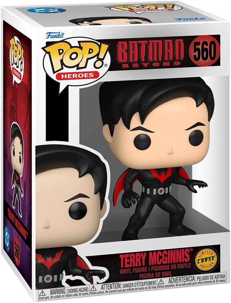 Funko Pop Batman Beyond Terry McGinnis noir brillant avec chance sur 6 Chase DC Comics – Image 3
