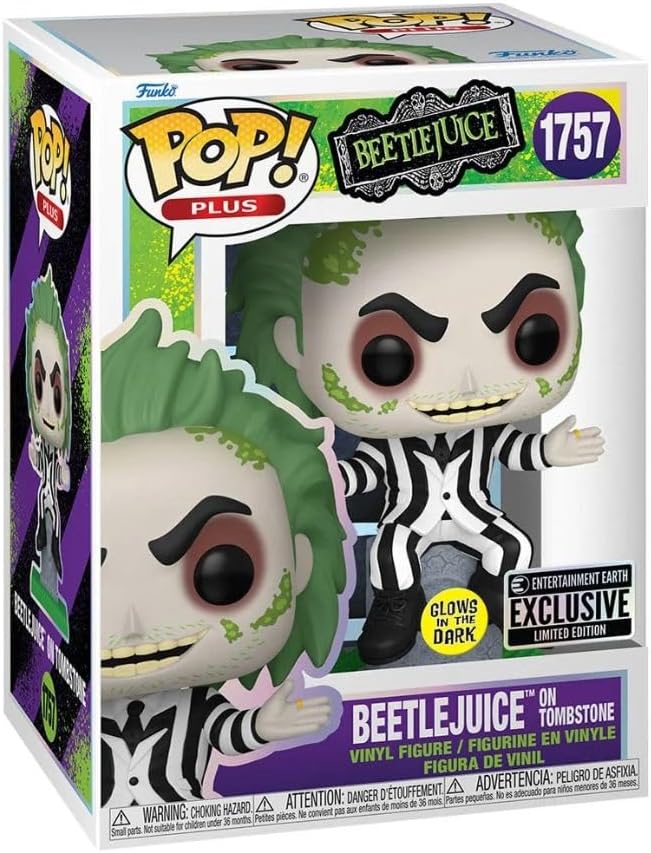 Funko Pop Beetlejuice 1757 sur pierre tombale, brille dans le noir – Image 2