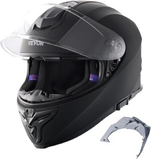 Casque moto intégral Deadpool avec emplacement Bluetooth et lentille interchangeable