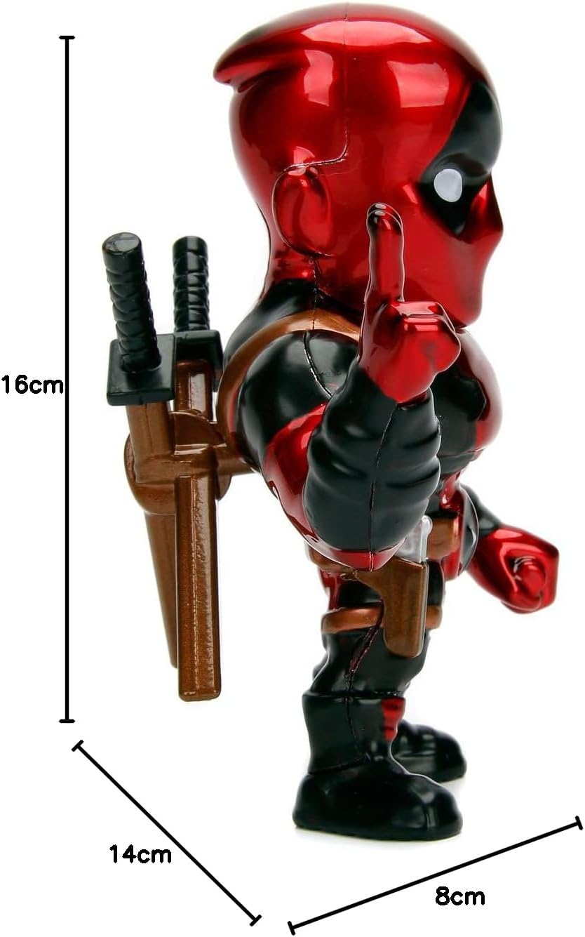 Figurine Deadpool Marvel en métal 10 cm Jada – Image 8