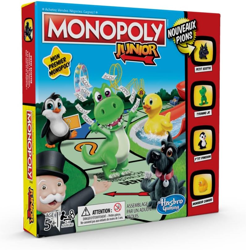 Monopoly Junior version française pour 2 à 4 joueurs – Image 2