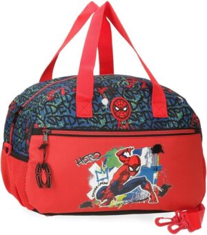 Sac à dos scolaire Marvel Spiderman en polyester avec bretelles réglables