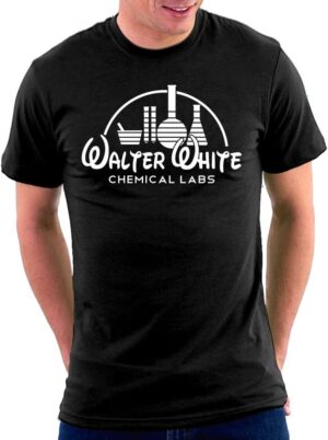 T-shirt Walter White Breaking Bad motif laboratoire