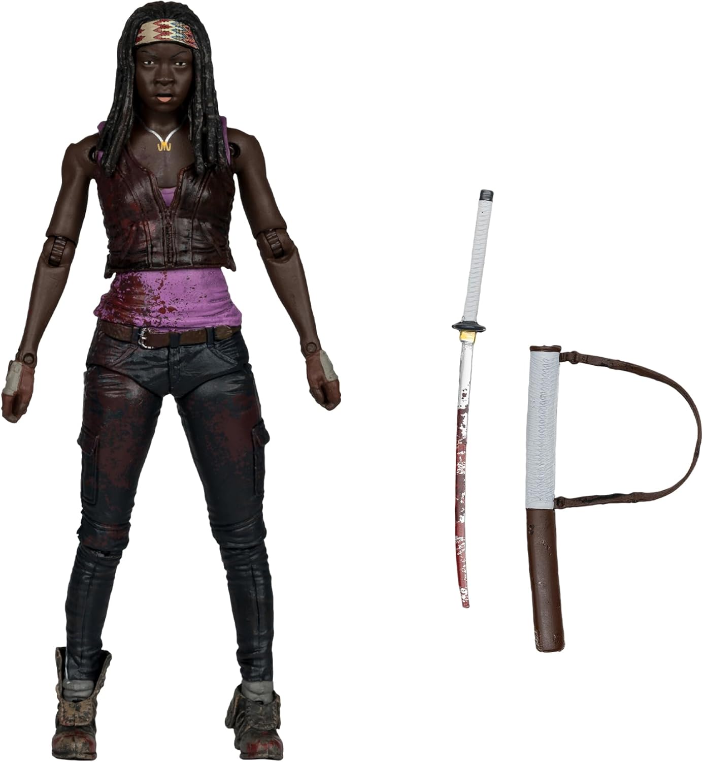 Figurine articulée Michonne The Walking Dead McFarlane Toys 12,7 cm – Image 2