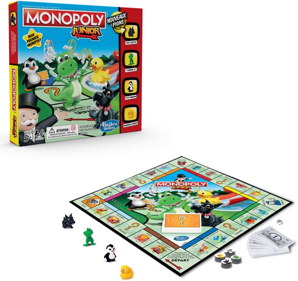 Monopoly Junior version française pour 2 à 4 joueurs – Image 3