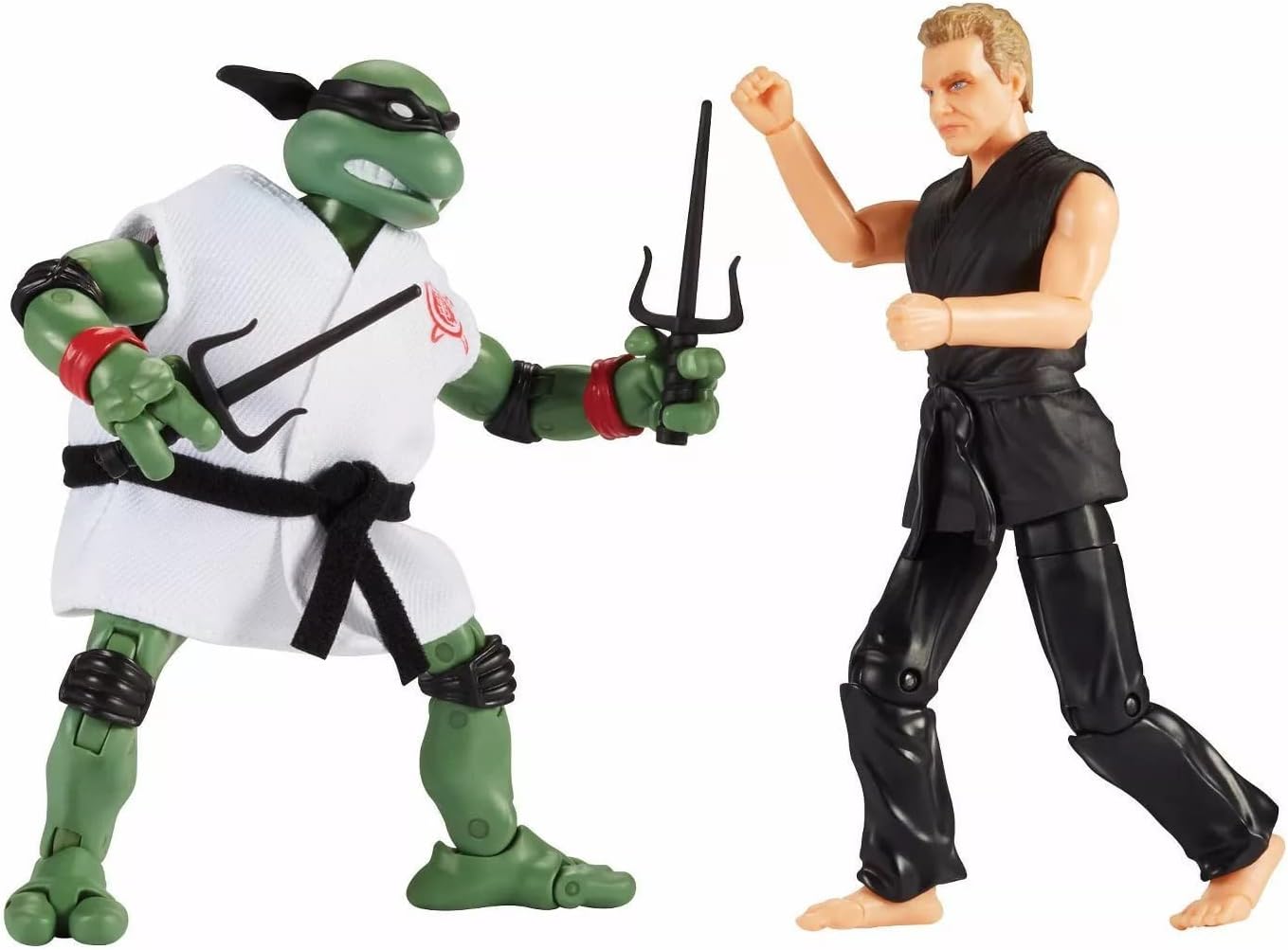 Lot de 2 figurines Raphael vs John Kreese - Teenage Mutant Ninja Turtles X Cobra Kai – Image 4