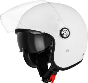 Casque 3/4 Harley Quinn à double visière ECE 22.06