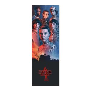 Poster de porte Stranger Things pour décoration murale