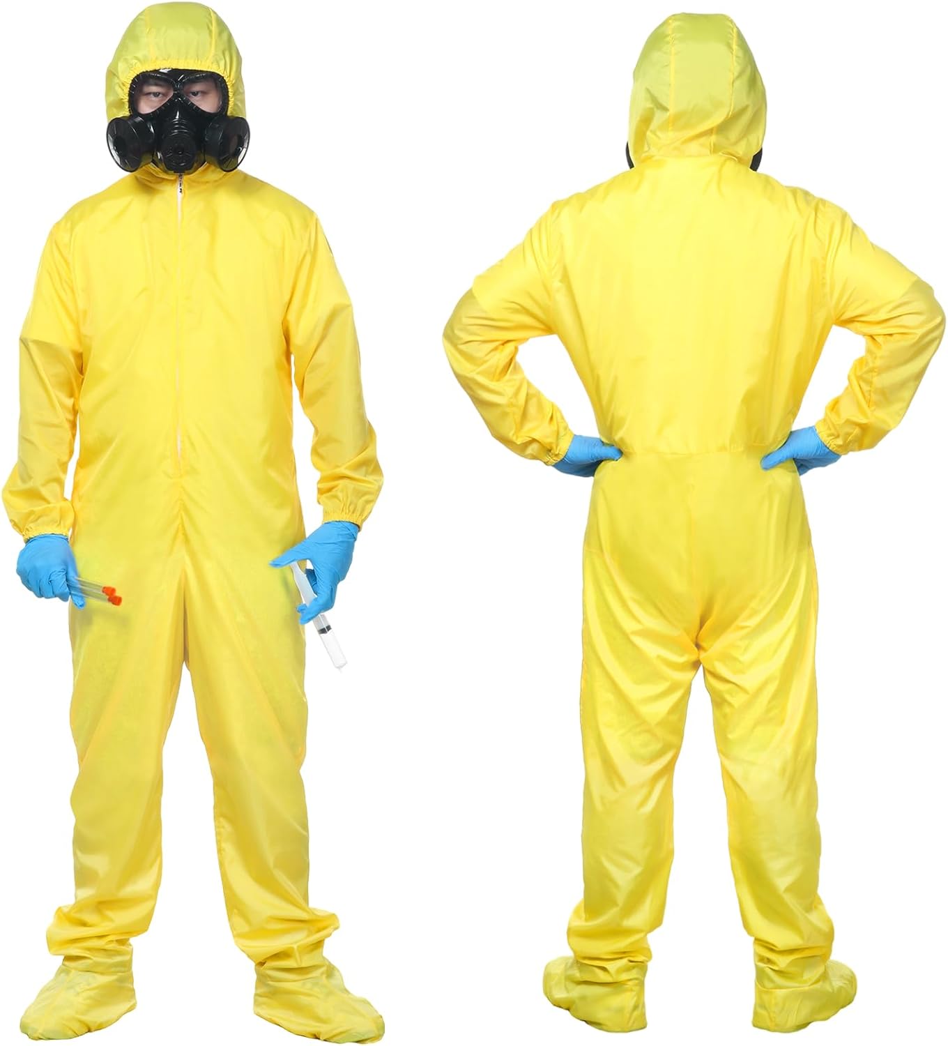 Déguisement Breaking Bad Hazmat jaune avec accessoires XXL – Image 3