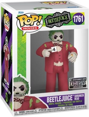 Beetlejuice Funko Pop! tête rétrécie en vinyle #1761