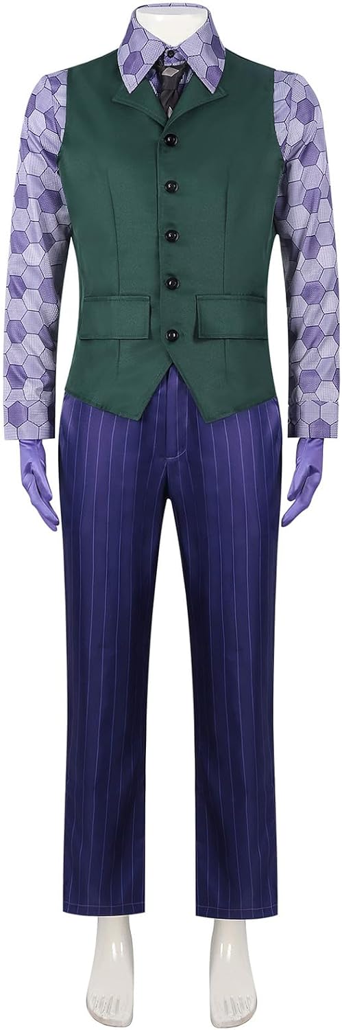 Costume Joker homme taille L en combinaison violette, lot de 6 – Image 4