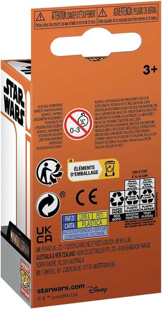 Porte-clés Funko POP! Grogu en vinyle, Star Wars The Mandalorian – Image 3