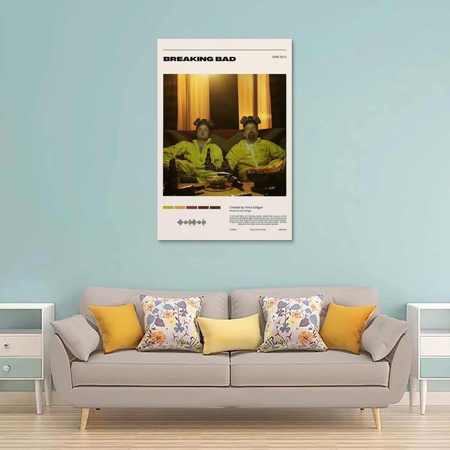 Poster sur toile Breaking Bad Style-5 45L x 30l cm – Image 2