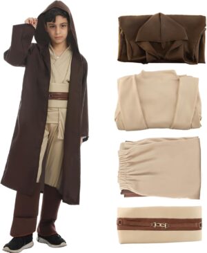Déguisement Star Wars Jedi enfant avec cape à capuche