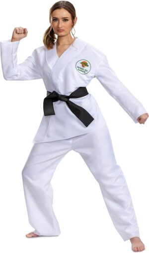 Costume adulte Miyagi Do Cobra Kai avec pantalon et ceinture
