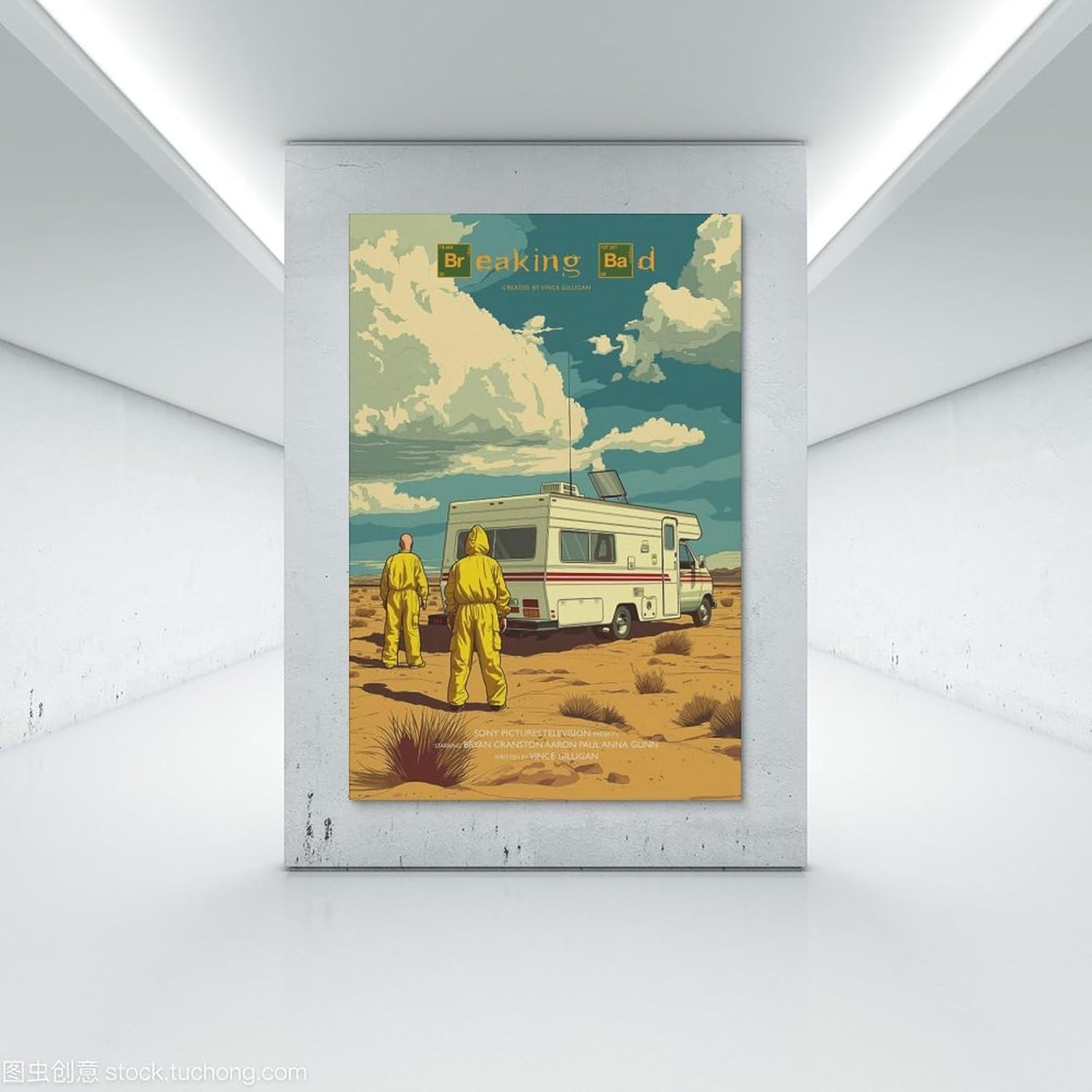 Affiche Breaking Bad vintage Style-2 sur toile, poster musical 30 x 45 cm – Image 7