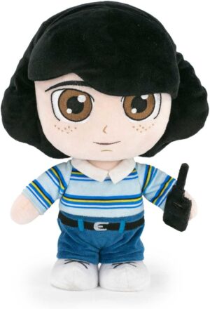 Peluche Mike Stranger Things 26 cm, texture douce et fibre 100 % recyclée
