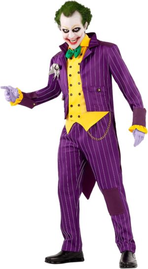 Déguisement Joker Arkham City violet pour homme