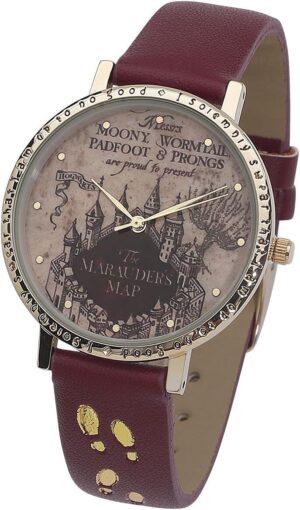 Montre Harry Potter cadran Marauder's Map