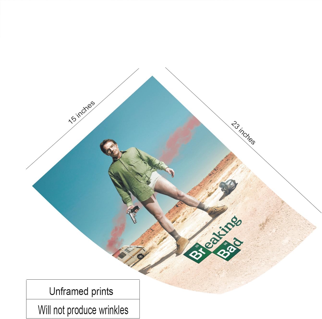 Affiche murale Breaking Bad en 38 x 58 cm – Image 3