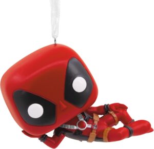 Suspension de Noël Deadpool Funko Pop en résine, Marvel par Hallmark