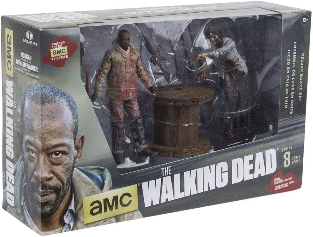Figurine McFarlane The Walking Dead Morgan et zombie empalé