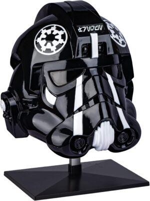 Casque Clone Commander Star Wars en résine noire, réplique 1:1
