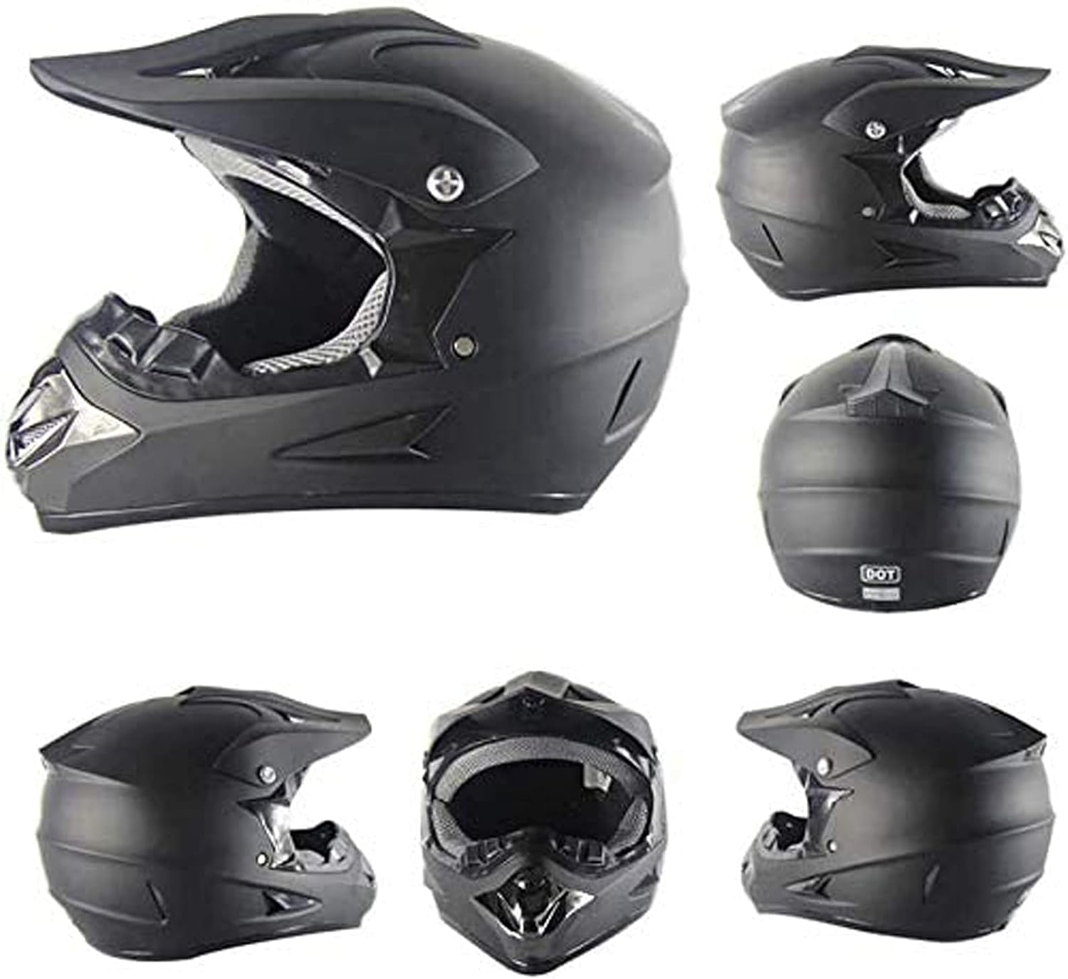 Casque intégral noir Deadpool avec 4 tailles de doublure – Image 2