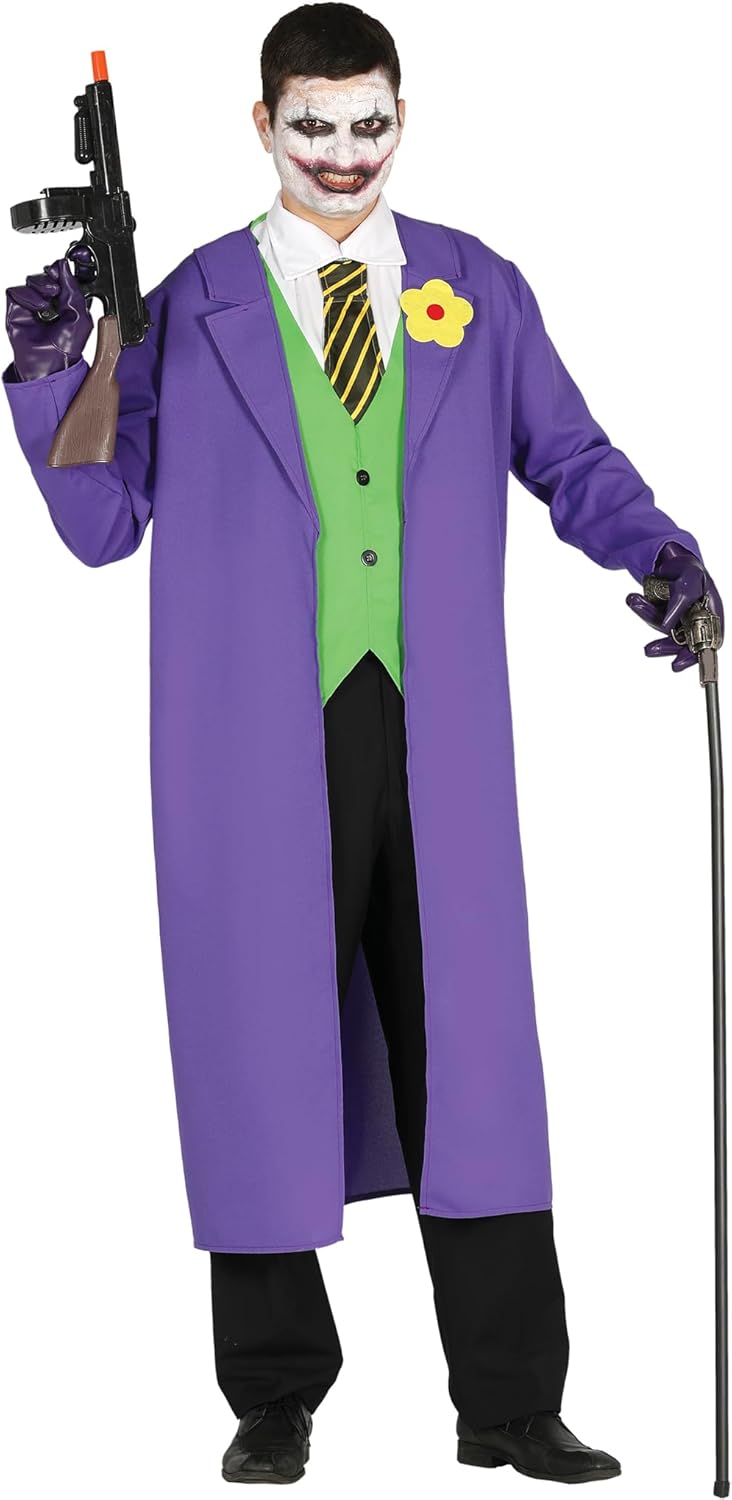 Déguisement Joker violet Crazy Jester pour homme Fiestas Guirca – Image 2