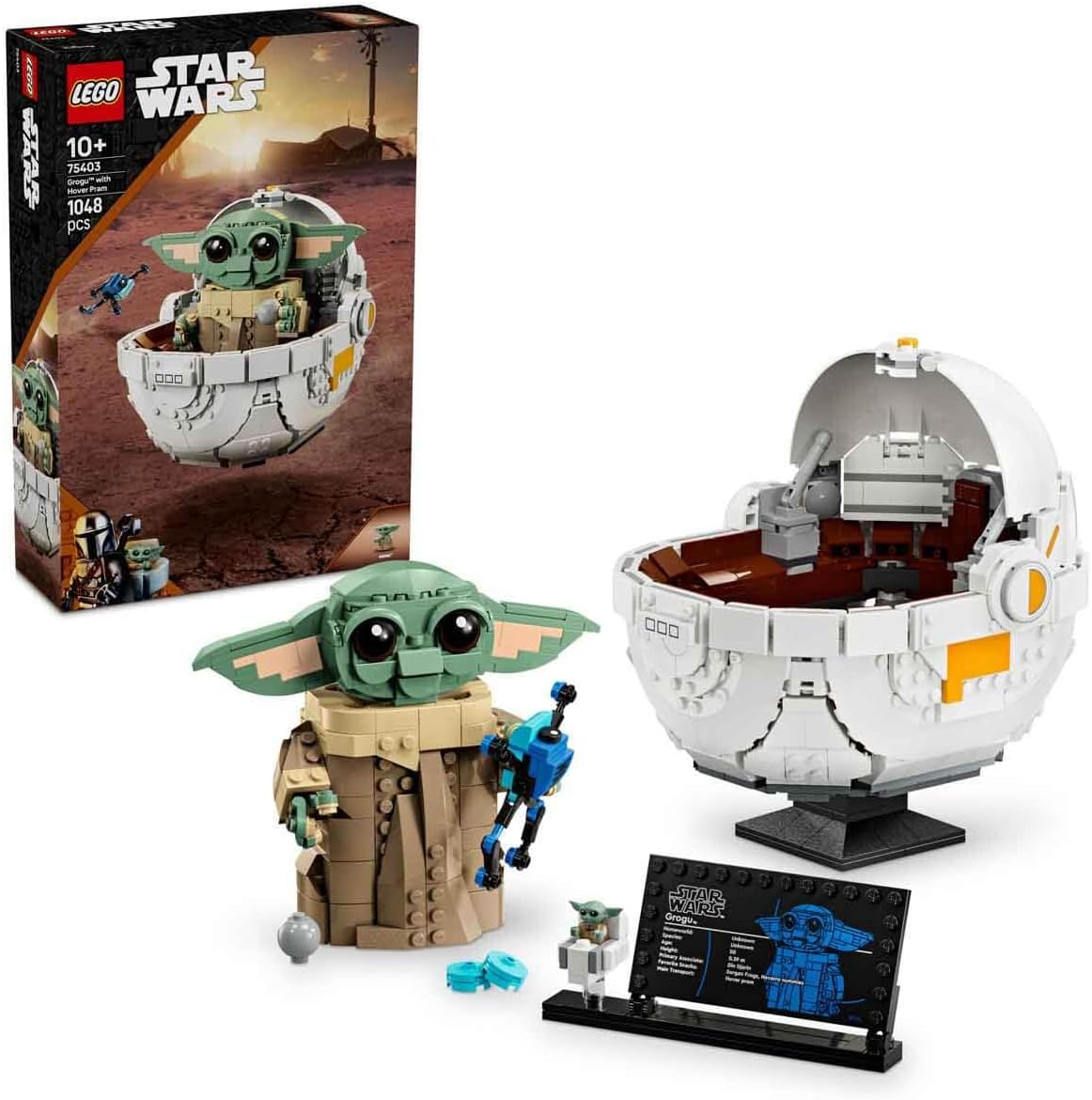 Grogu avec landau LEGO Star Wars The Mandalorian 75403